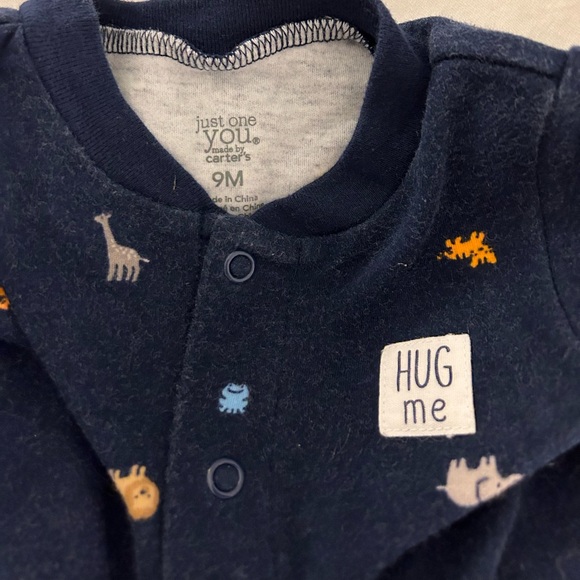 2-pack just one you by Carter’s footed onesies 9M - Picture 5 of 5